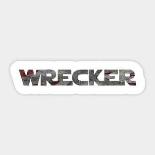 Wrecker Sticker